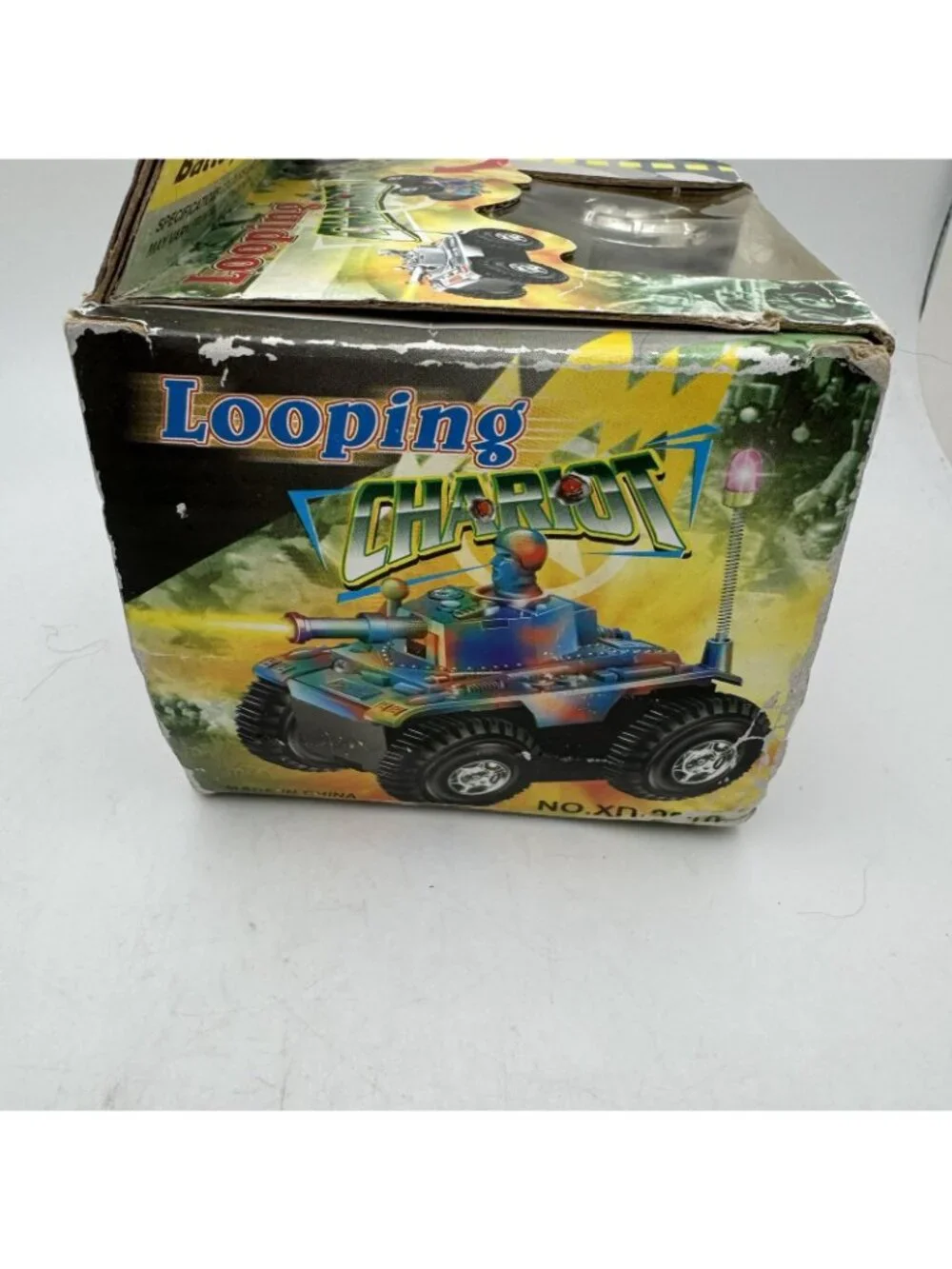 Looping Chariot XIE DA TOYS Battery Operated Tank Military Vehicle Green Camo
